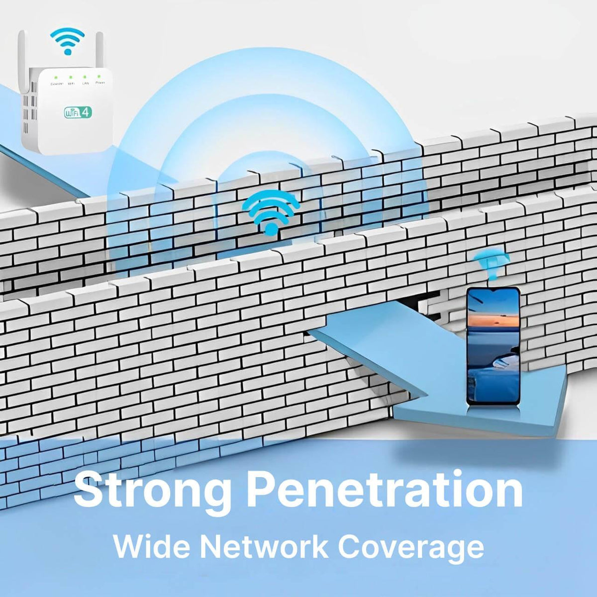 Long-Range WiFi Repeater - Boost Your Home Internet Signal
