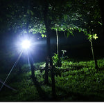 Waterproof LED Headlamp - Zoom Focus & Rechargeable Battery
