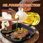 DualSpray Olive Oil Sprayer - 2-in-1 Glass Dispenser and Mister