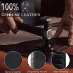SlimArmor RFID-Blocking Leather Bifold Wallet - 16 Card Slots for Men