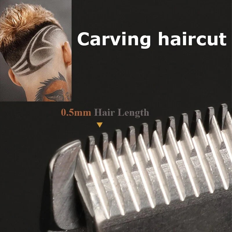 Pro Hair Clippers Set - Cordless Gold Fade Clipper Kit