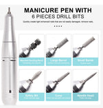 Electric Nail File 45000RPM - Quiet Portable Manicure Tool