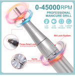 Electric Nail File 45000RPM - Quiet Portable Manicure Tool