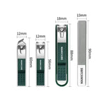 Professional Nail Clipper Set - Stainless Steel with Anti-Splash Design