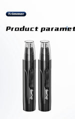 Rechargeable Nose & Ear Hair Trimmer - Painless Precision Grooming