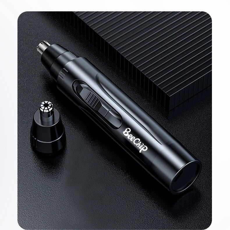 Rechargeable Nose & Ear Hair Trimmer - Painless Precision Grooming