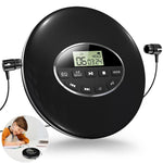 Portable CD Player - Compact Walkman with Anti-Skip & Headphones