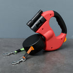 Anti-Tangle Double Dog Leash - Swivel Joint Dual Walker