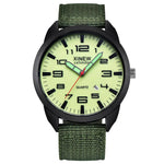 Lumo Quartz Watch - Luminous Dial with Calendar Function