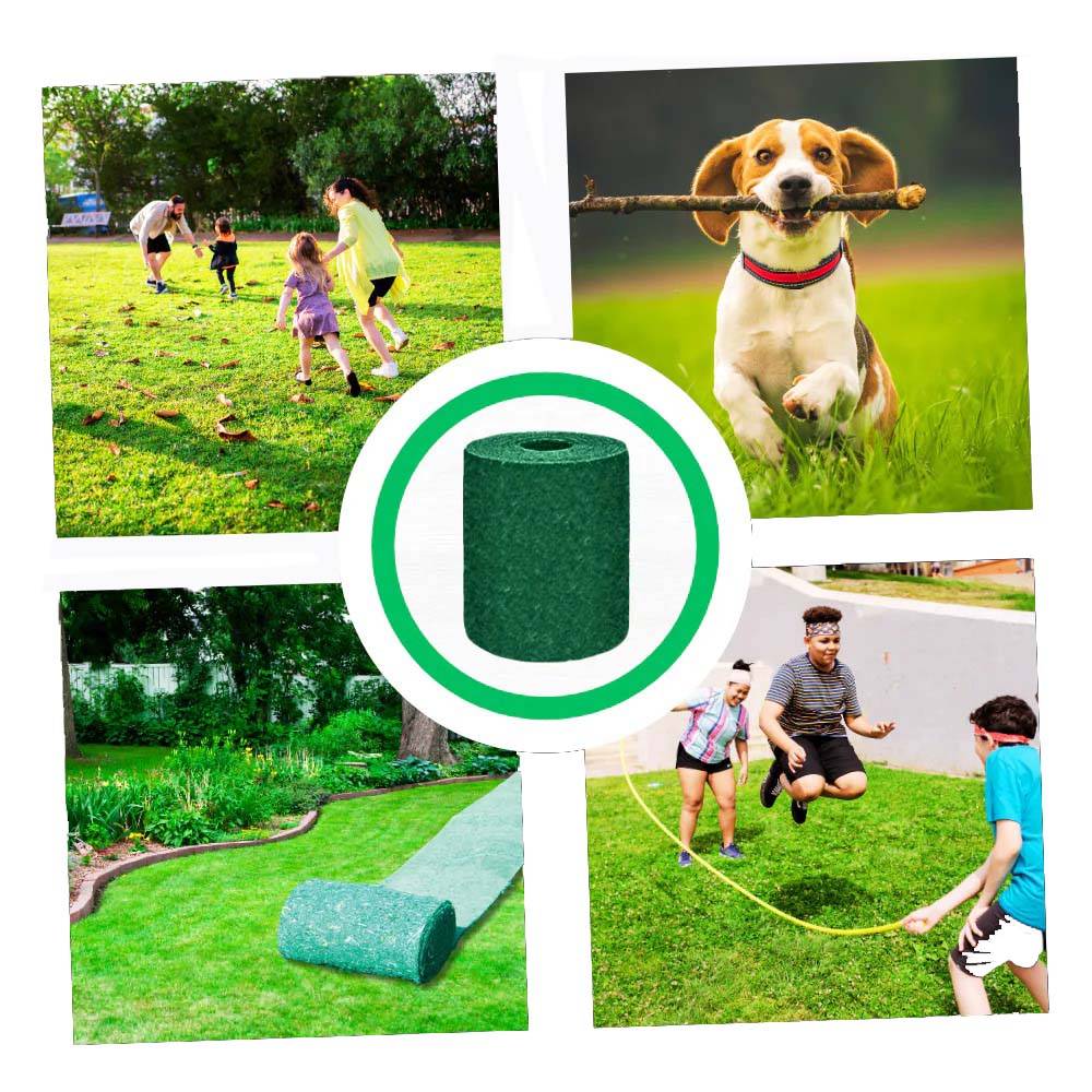Quick Fix Grass Seed Mat - Easy Roll-Out Lawn Repair