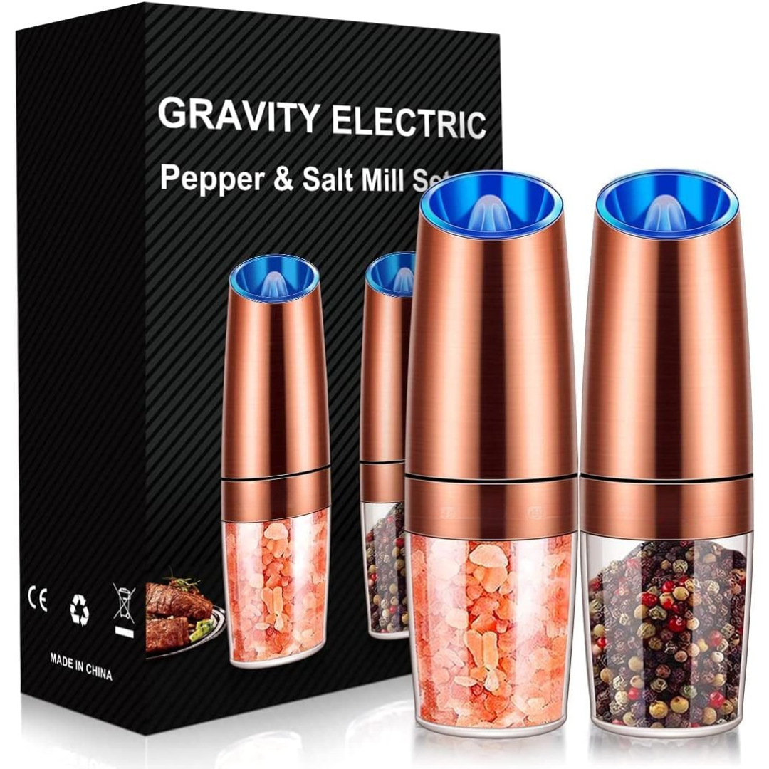GrindMaster Duo - Rechargeable Electric Pepper and Salt Mills