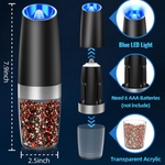 GrindMaster Duo - Rechargeable Electric Pepper and Salt Mills