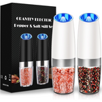 GrindMaster Duo - Rechargeable Electric Pepper and Salt Mills