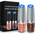 GrindMaster Duo - Rechargeable Electric Pepper and Salt Mills