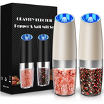 GrindMaster Duo - Rechargeable Electric Pepper and Salt Mills