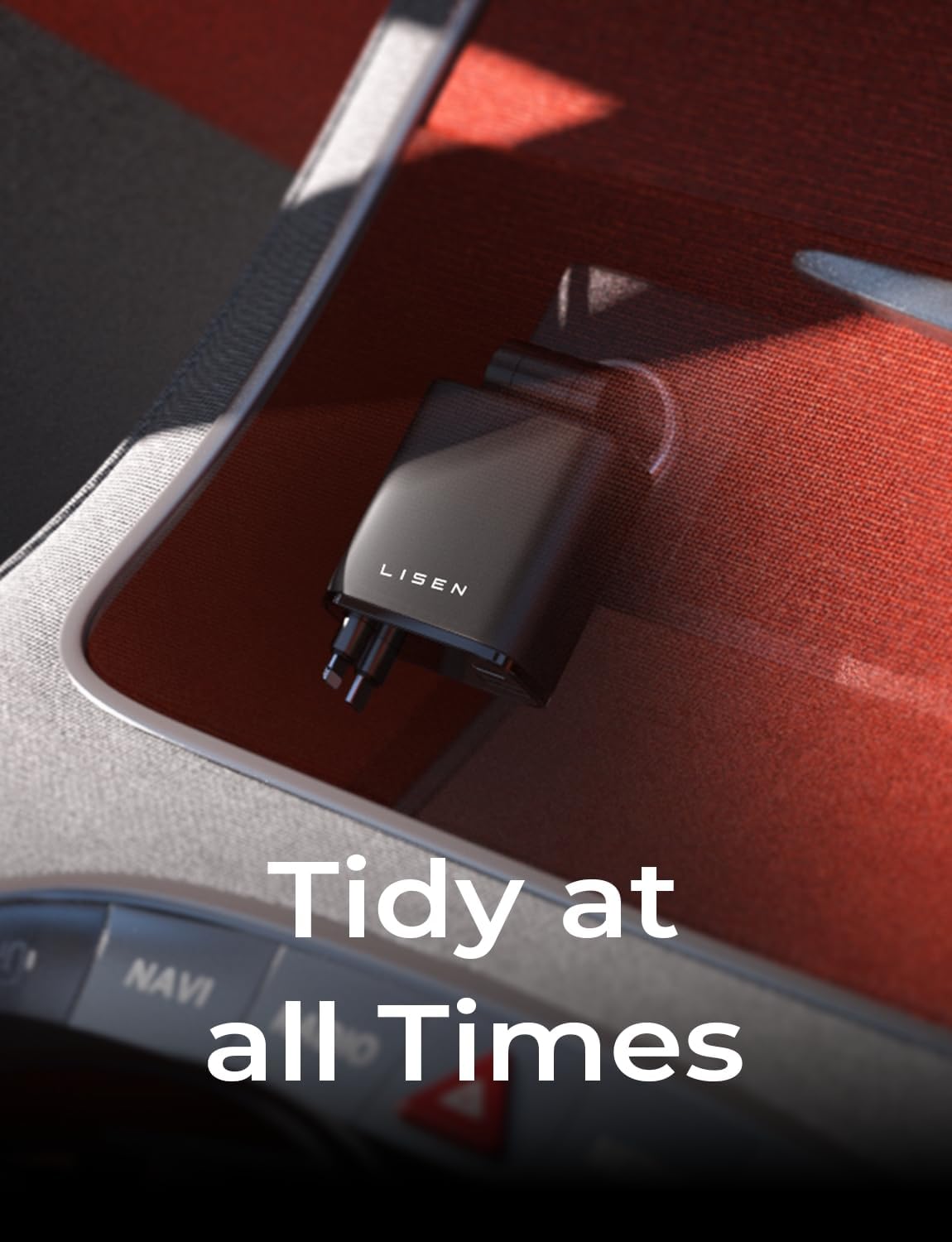 69W Retractable Car Charger - Fast USB-C Charging Cable