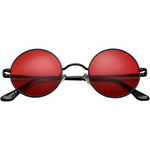 Lennon Retro Round Polarized Sunglasses - Vintage UV-Protection Shades