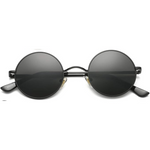 Lennon Retro Round Polarized Sunglasses - Vintage UV-Protection Shades