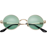 Lennon Retro Round Polarized Sunglasses - Vintage UV-Protection Shades