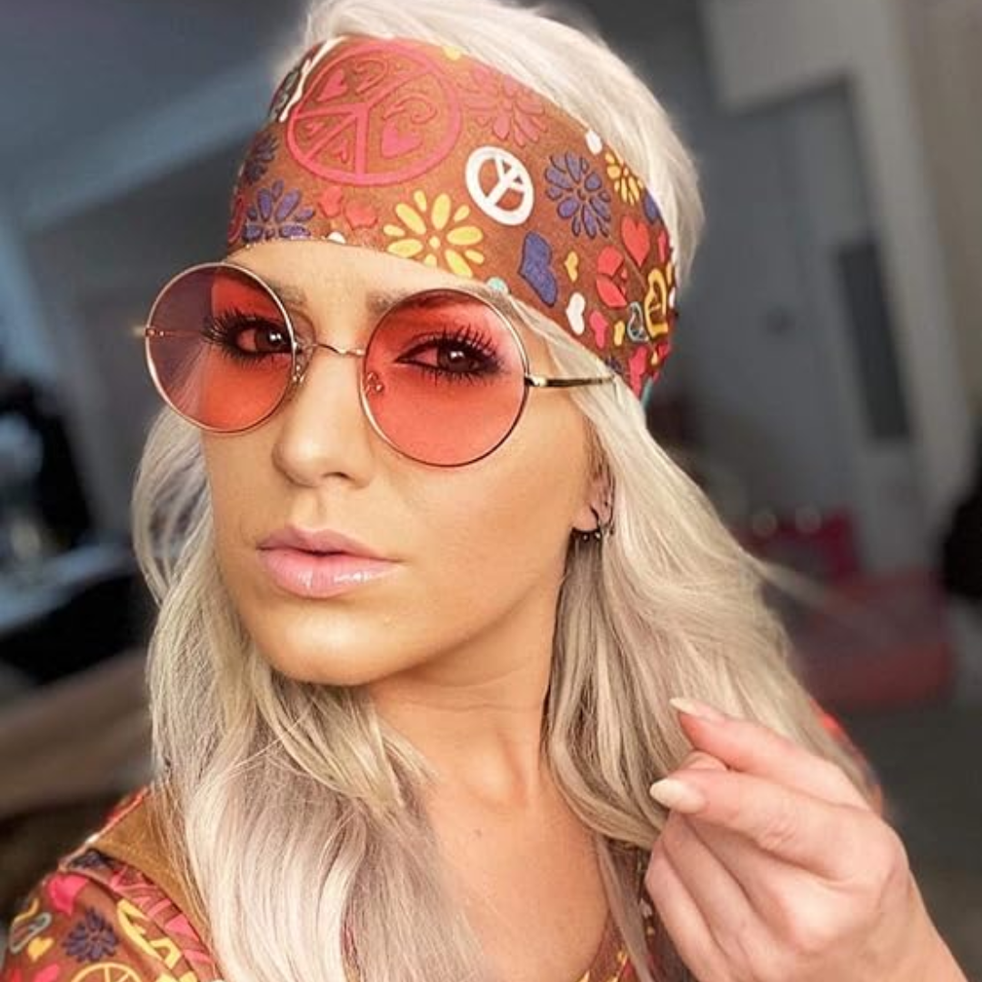 Lennon Retro Round Polarized Sunglasses - Vintage UV-Protection Shades