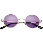 Lennon Retro Round Polarized Sunglasses - Vintage UV-Protection Shades