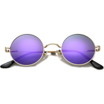 Lennon Retro Round Polarized Sunglasses - Vintage UV-Protection Shades