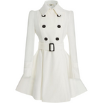 Patty Peacoat - Reversible Wool Coat with Belt