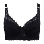 Plus Size Wire-Free Lace Bra - Full-Cup Comfort with Delicate Detail