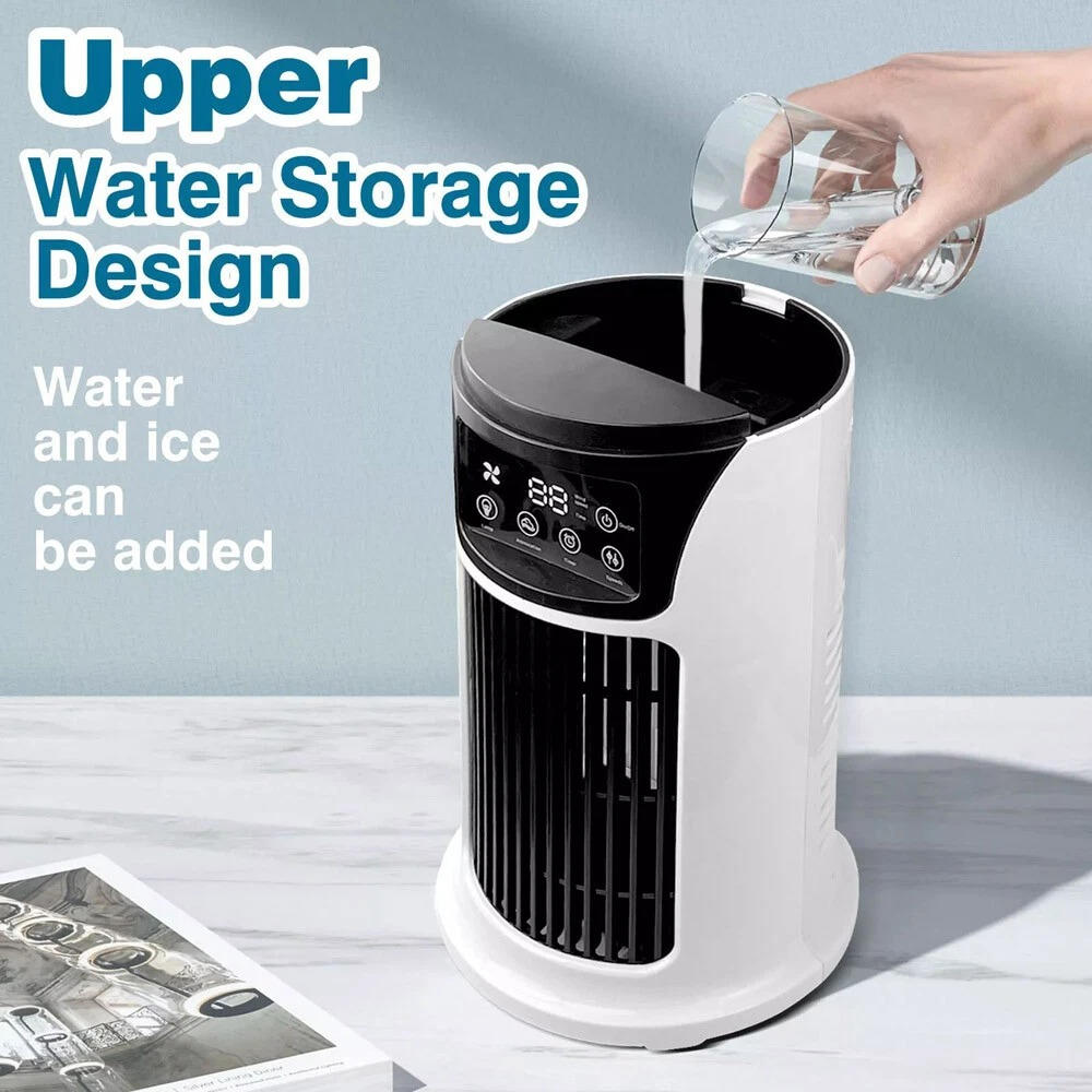 Portable Room Air Conditioner - 3-in-1 Cooling Fan Mister