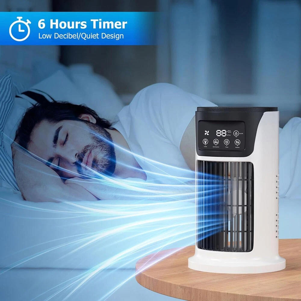 Portable Room Air Conditioner - 3-in-1 Cooling Fan Mister
