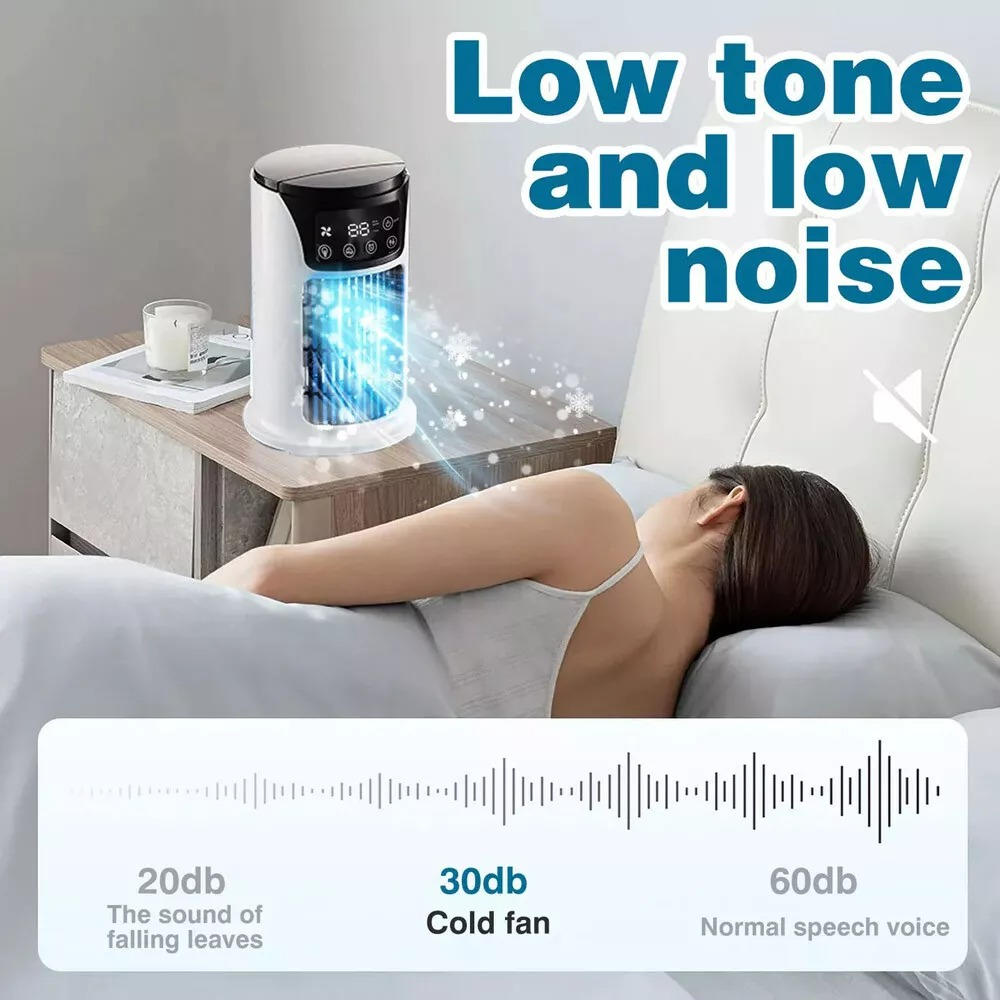 Portable Room Air Conditioner - 3-in-1 Cooling Fan Mister
