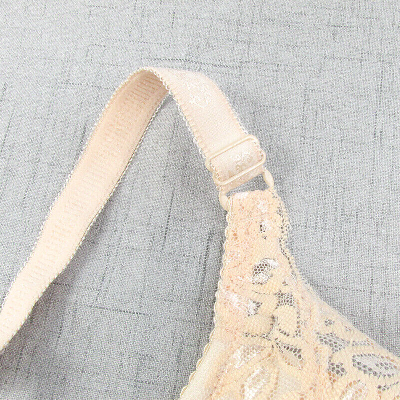 Plus Size Wire-Free Lace Bra - Full-Cup Comfort with Delicate Detail