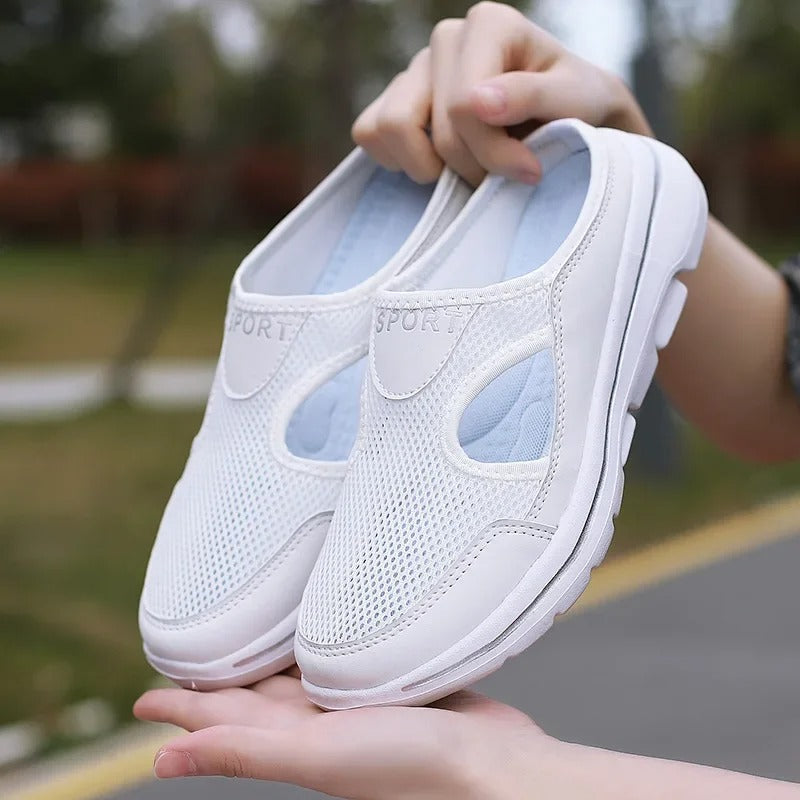 Cushioned Slip-On Sandals - All-Day Comfort and Support
