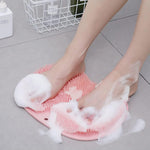 Silicone Shower Scrubbing Mat - Foot & Body Massage Mat