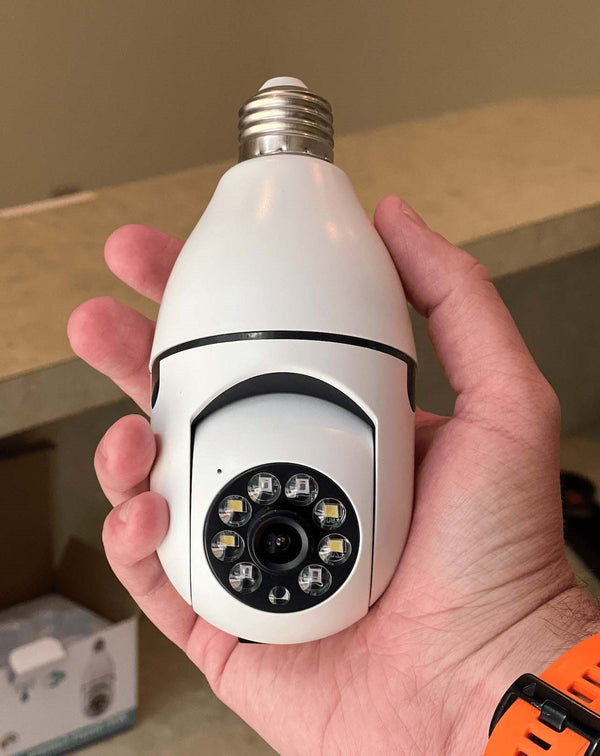 Light Bulb Security Camera - Discreet Home Monitoring