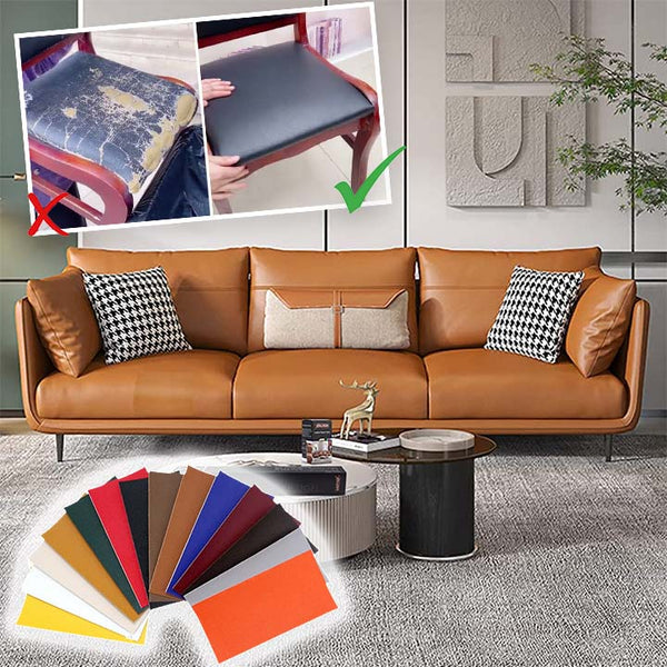 Self-Adhesive Leather Repair Patch - Fix Tears & Scratches