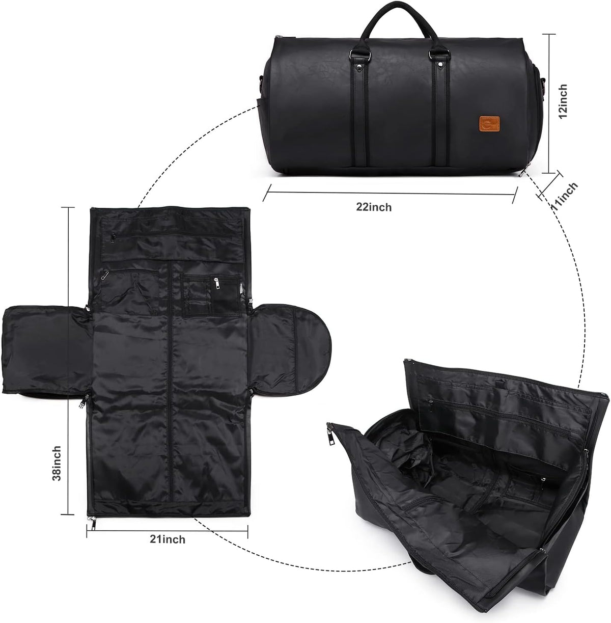 Convertible Garment Duffel - Carry-On Suit & Weekender Bag