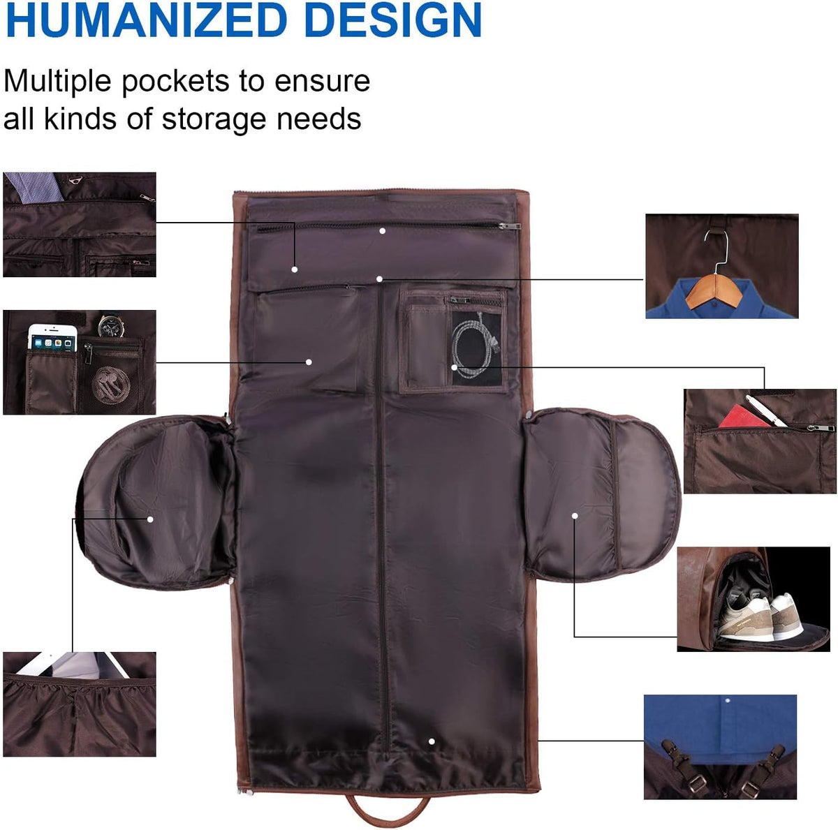 Convertible Garment Duffel - Carry-On Suit & Weekender Bag