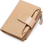 Genuine Leather Multi-Pocket Wallet - RFID-Blocking Card Case