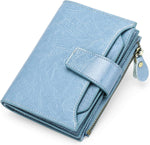 Genuine Leather Multi-Pocket Wallet - RFID-Blocking Card Case