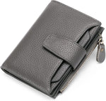 Genuine Leather Multi-Pocket Wallet - RFID-Blocking Card Case