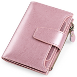 Genuine Leather Multi-Pocket Wallet - RFID-Blocking Card Case