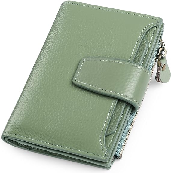 Genuine Leather Multi-Pocket Wallet - RFID-Blocking Card Case