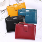 Genuine Leather Multi-Pocket Wallet - RFID-Blocking Card Case