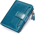 Genuine Leather Multi-Pocket Wallet - RFID-Blocking Card Case