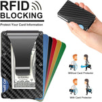 CarbonVault Slim Wallet - RFID-Blocking Carbon Fiber Design