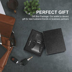 CarbonVault Slim Wallet - RFID-Blocking Carbon Fiber Design