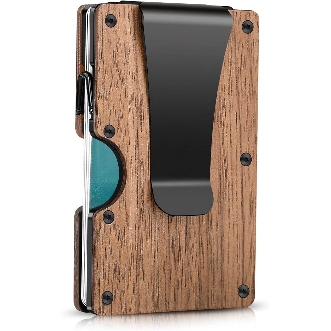 CarbonVault Slim Wallet - RFID-Blocking Carbon Fiber Design