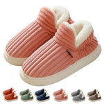 Slippers with Soft Lining and Non-Slip Sole - Warm Indoor Comfort