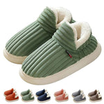Slippers with Soft Lining and Non-Slip Sole - Warm Indoor Comfort